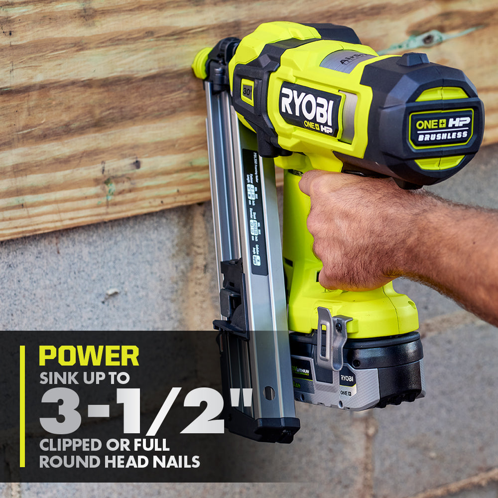 18V ONE+ HP Brushless AirStrike 30° FRAMING Nailer