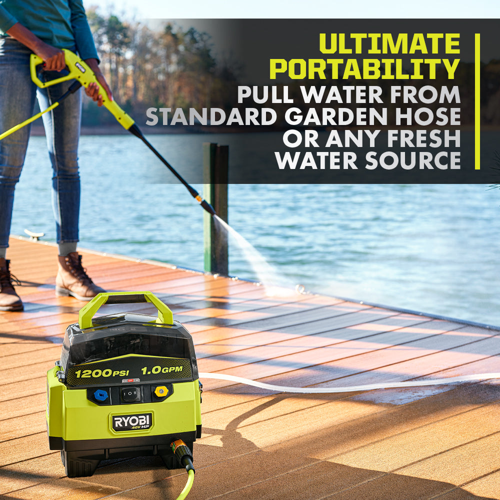 40V HP Brushless 1200 PSI 1.0 GPM Pressure Washer