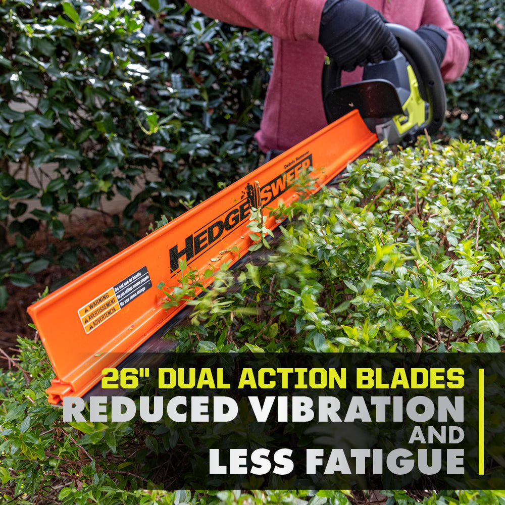 40V HP Brushless WHISPER SERIES 26" Hedge Trimmer Kit