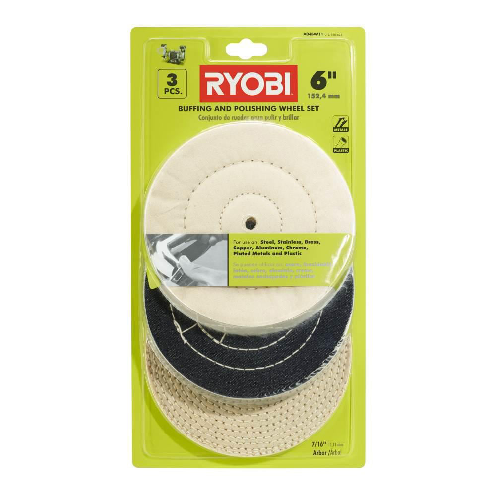3PC 6" Buffing Wheel Set
