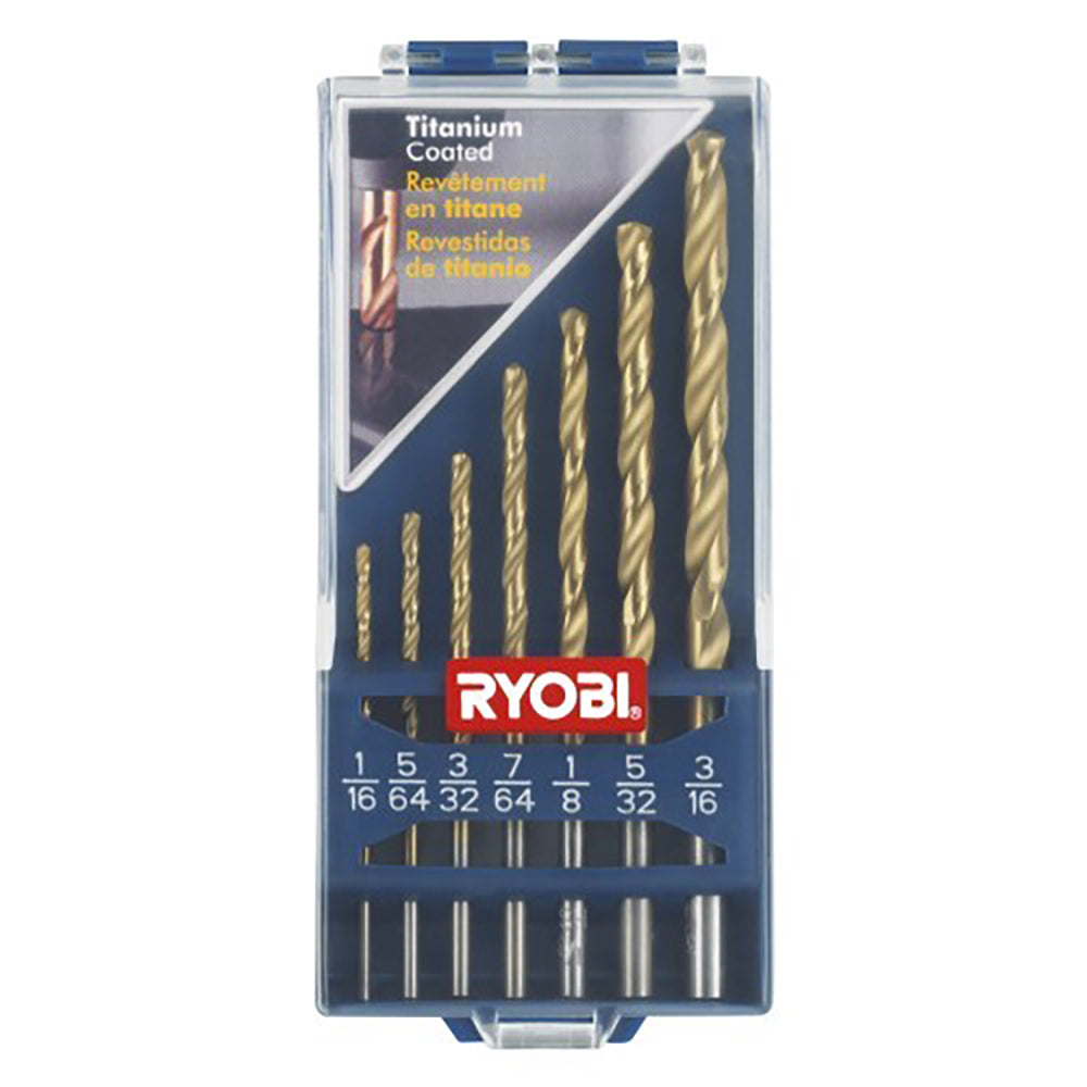 7 PC. Titanium Drill Bit Set