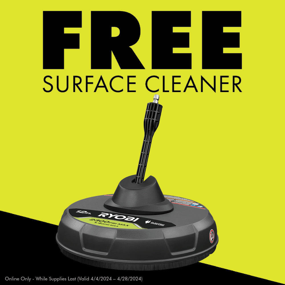2000 PSI Electric Pressure Washer with Free 12" Electric Pressure Washer Surface Cleaner