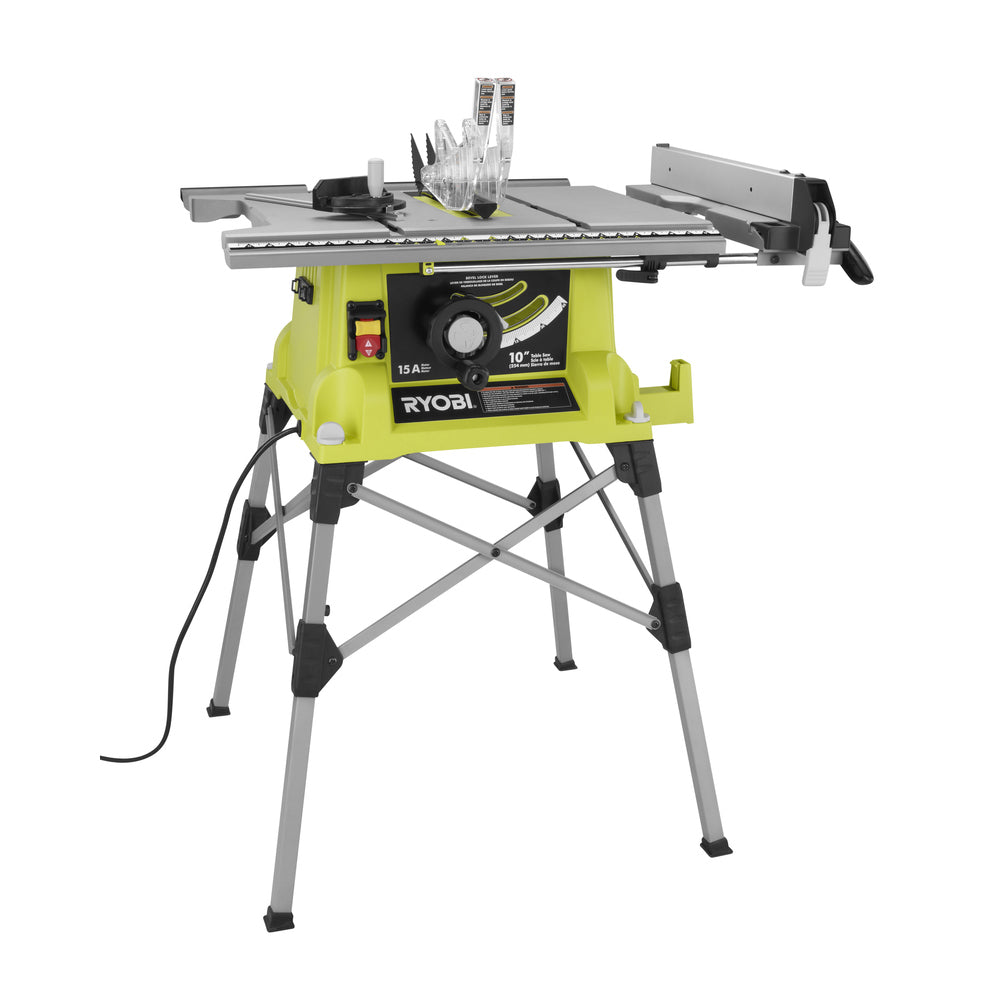 10" Portable Table Saw with QuickStand