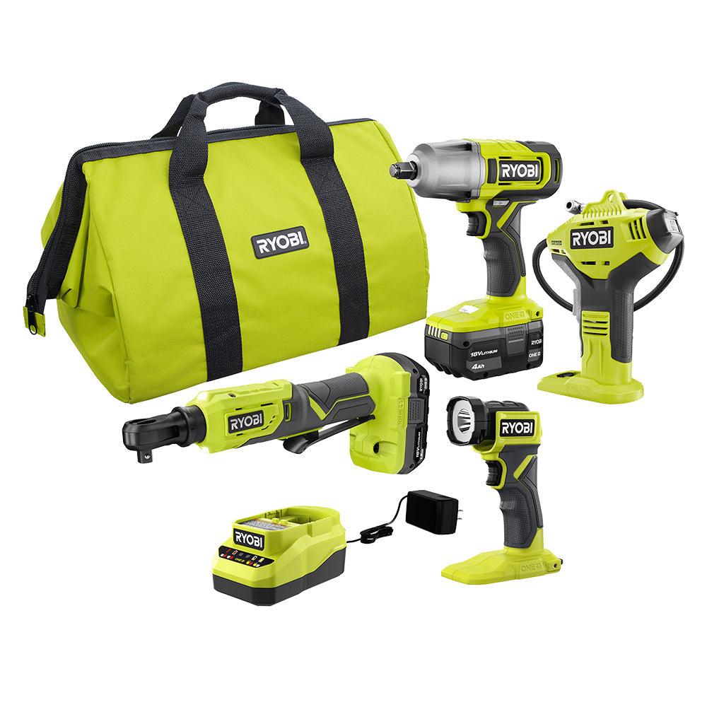 18V ONE+ 4-Tool Combo Kit