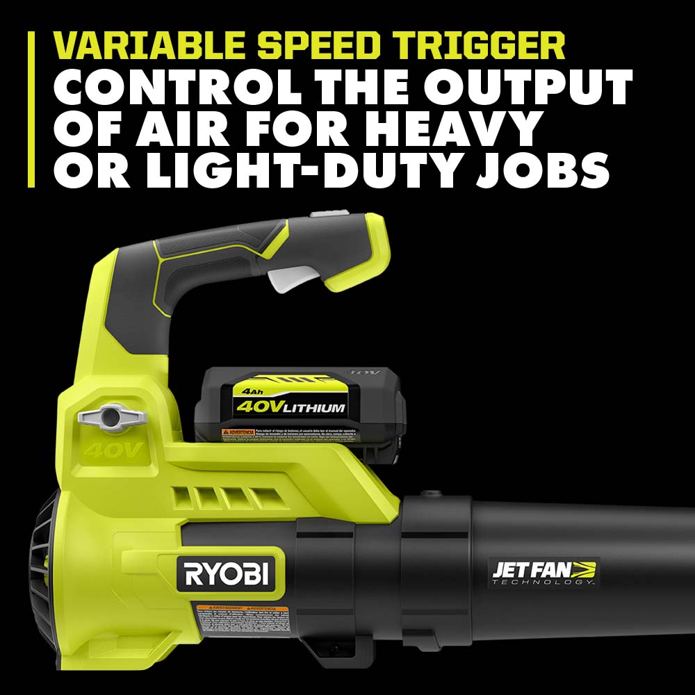 40V 525 CFM Jet Fan Blower
