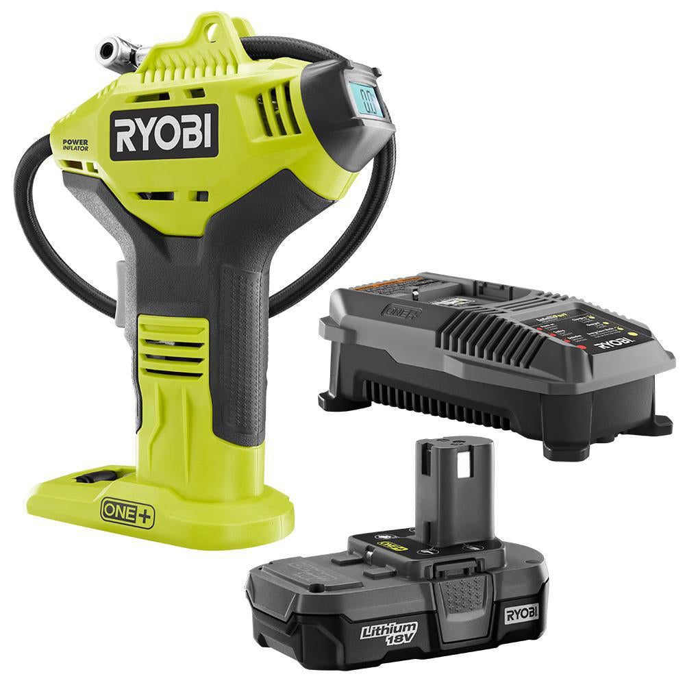 18V ONE+ Power Inflator Kit with 1.3 Ah Battery and 18V Charger