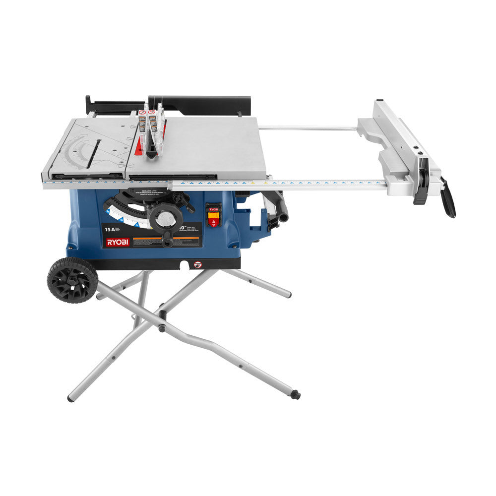 10" Table Saw with Wheeled Stand
