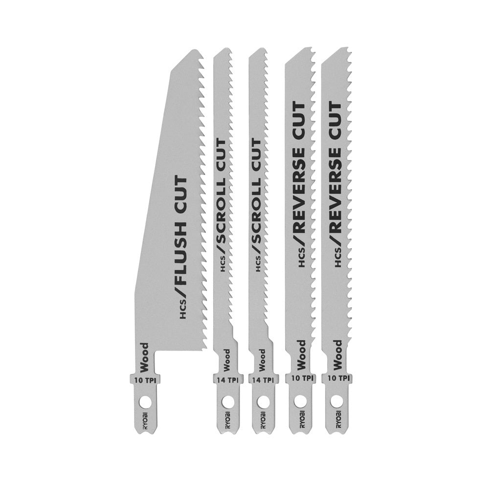 5 PC. Specialty Jig Saw Blade Kit