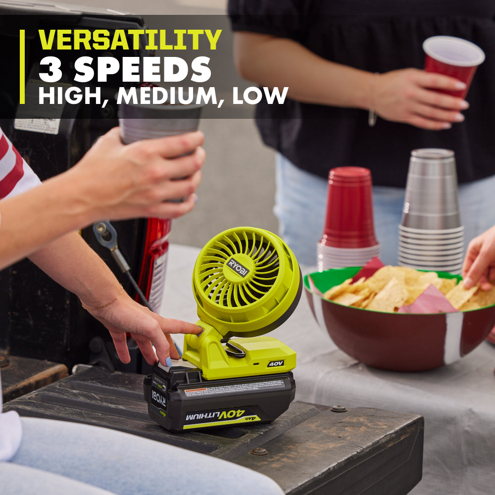 40V Battery Topper Fan