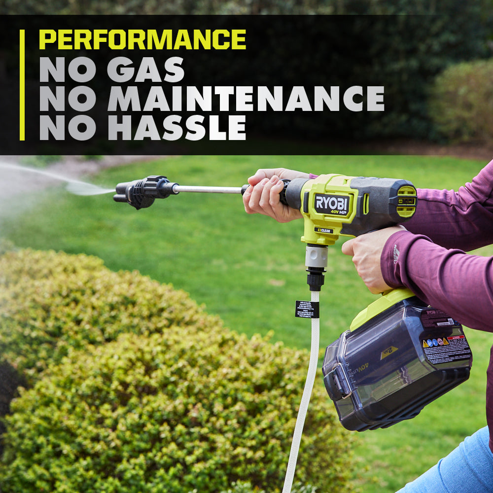 40V HP Brushless 600 PSI Power Cleaner