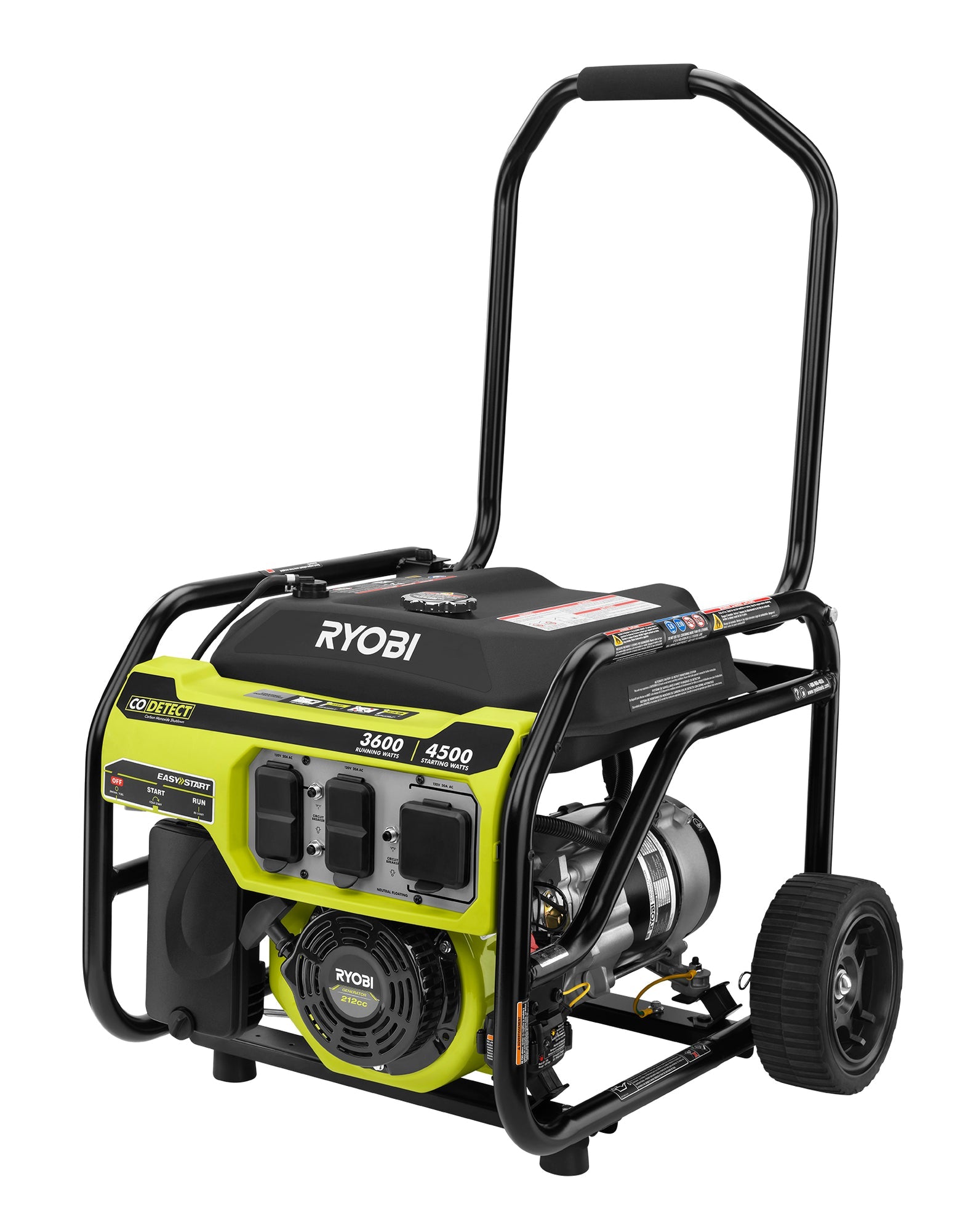 3600-Watt Generator with CO Shutdown Sensor