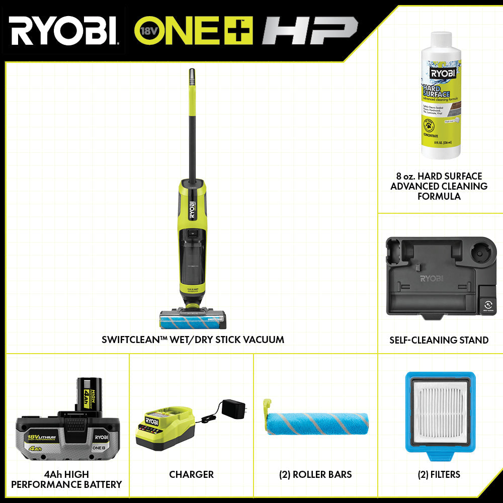 18V ONE+ HP SWIFTClean Wet/Dry Stick Vacuum Kit