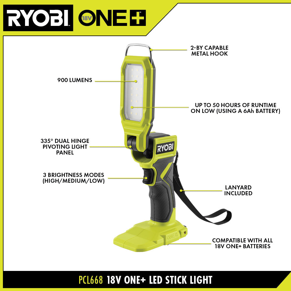 18V ONE+ LED Stick Light