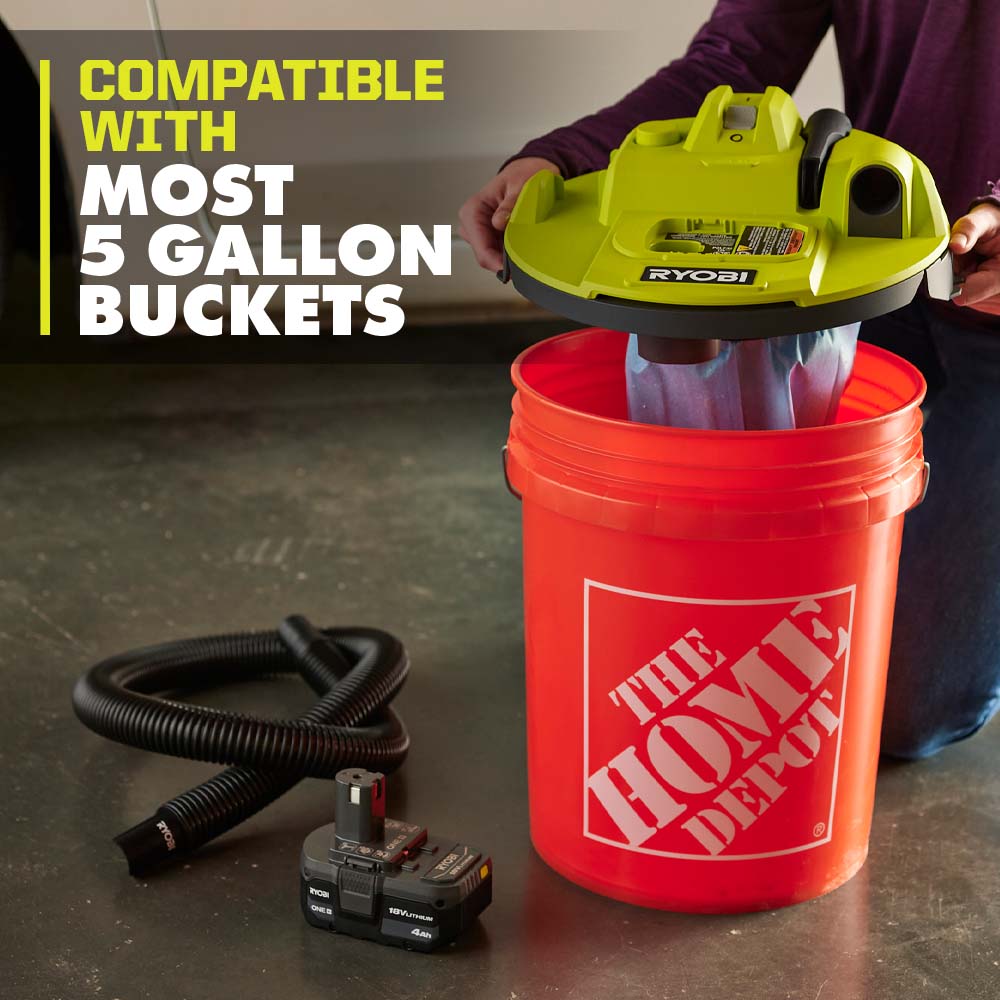 18V ONE+ Bucket Top Wet/Dry Vacuum Kit